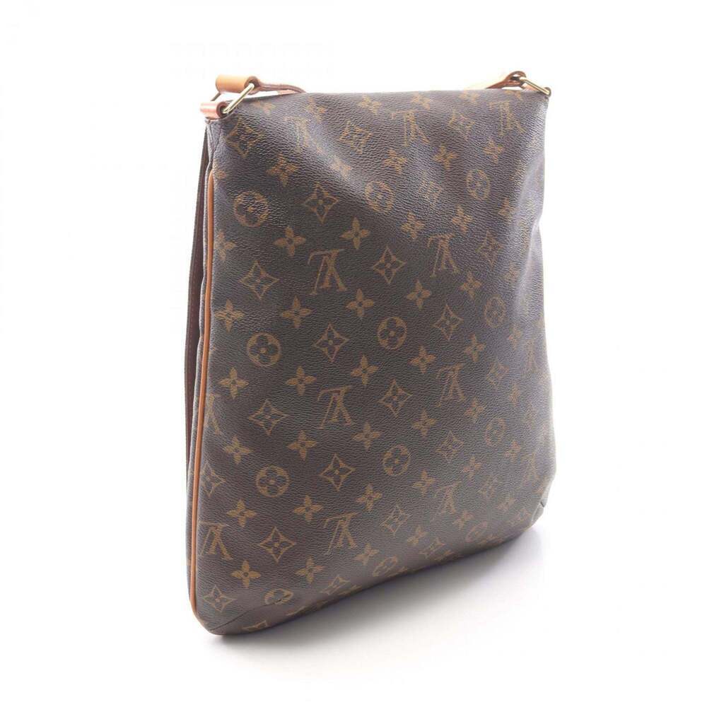 LOUIS VUITTON Brown Monogram Leather Shoulder Bag - Picture 2 of 13